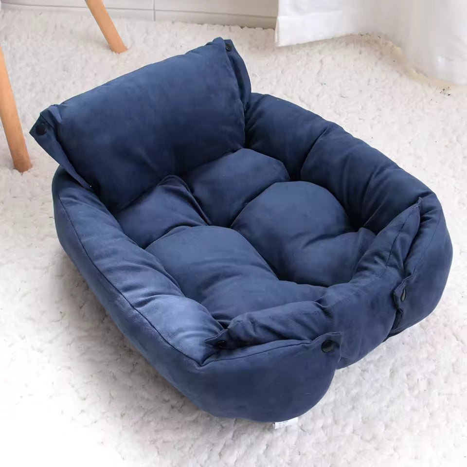 coussin chien comfort durable gris
