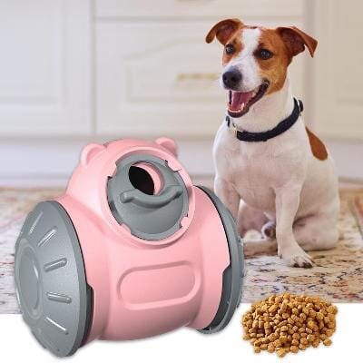 Distributeur de Croquettes pour Chien - BrainChase™ - Rose - Gamelle et Cie pour Chien