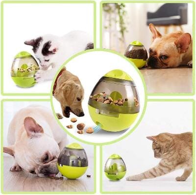 Distributeur de Croquettes pour Chien - FeedMaze™ - Vert - Gamelle et Cie pour Chien
