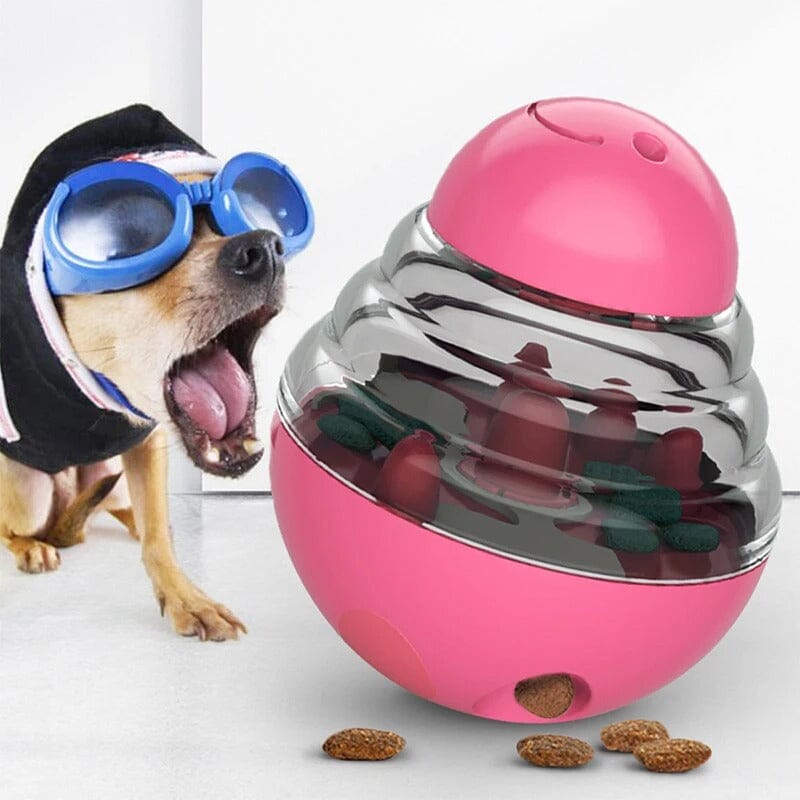 Distributeur de Croquettes pour Chien - SlowFeederDog™ - Rose - Gamelle et Cie pour Chien