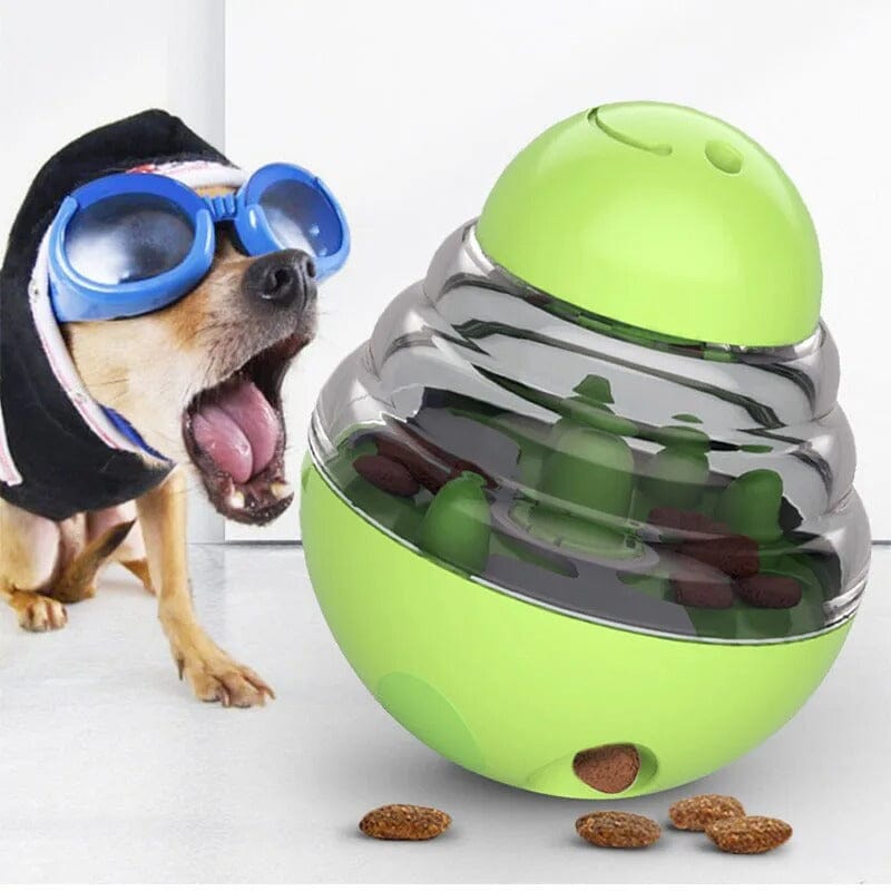 Distributeur de Croquettes pour Chien - SlowFeederDog™ - Vert - Gamelle et Cie pour Chien
