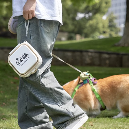 Gamelle chien | Portable Double Compartiment - Gamelle et Cie pour Chien