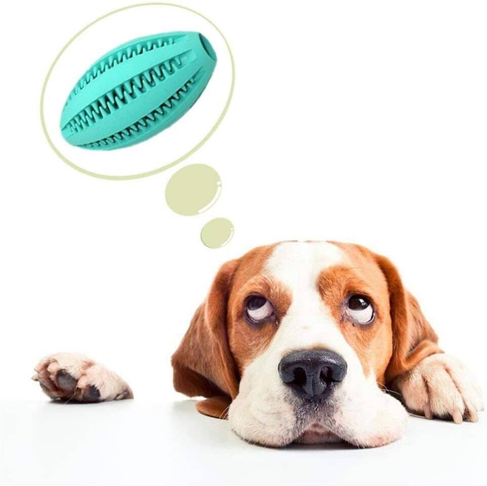Jouet Interactif pour Chien - ChewBounceBall™ - Bleu Clair - Gamelle et Cie pour Chien