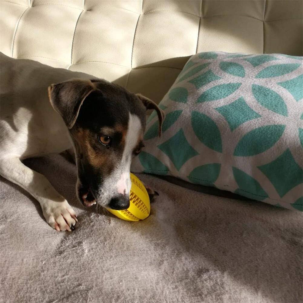 Jouet Interactif pour Chien - ChewBounceBall™ - Jaune - Gamelle et Cie pour Chien