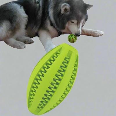 Jouet Interactif pour Chien - ChewBounceBall™ - Vert - Gamelle et Cie pour Chien