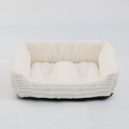 Coussin Chien blanc - Orthopédique Premium - Gamelle et Cie pour Chien