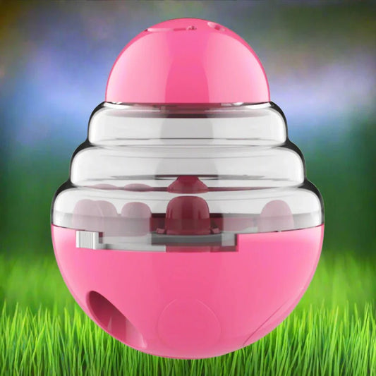 Distributeur de Croquettes pour Chien - SlowFeederDog™ - Rose - Gamelle et Cie pour Chien