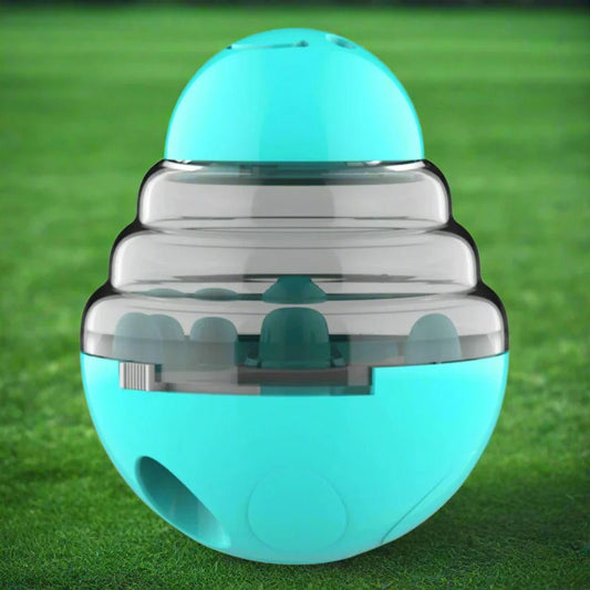 Distributeur de Croquettes pour Chien - SlowFeederDog™ - Turquoise - Gamelle et Cie pour Chien