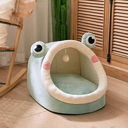 Lit pour chien vert - Ergonomique - Gamelle et Cie pour chien