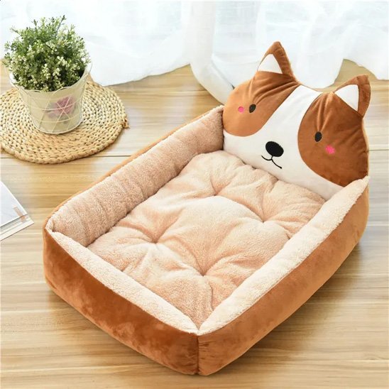 Panier chien brun - Confort Élégant - Gamelle et Cie pour Chien